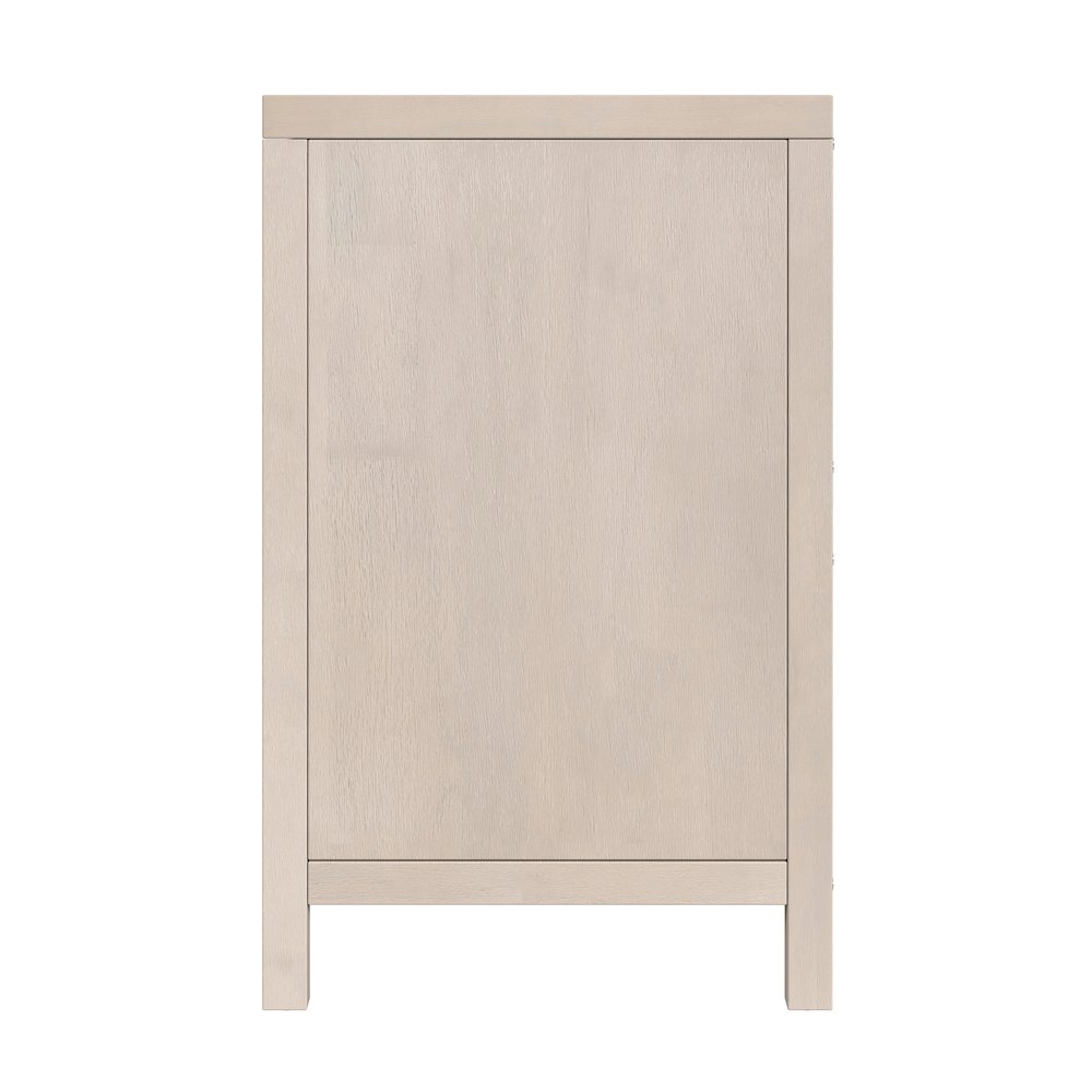 Nora 84 in. W Rectangular Wood 9 Drawer Dresser, Taupe. Picture 5