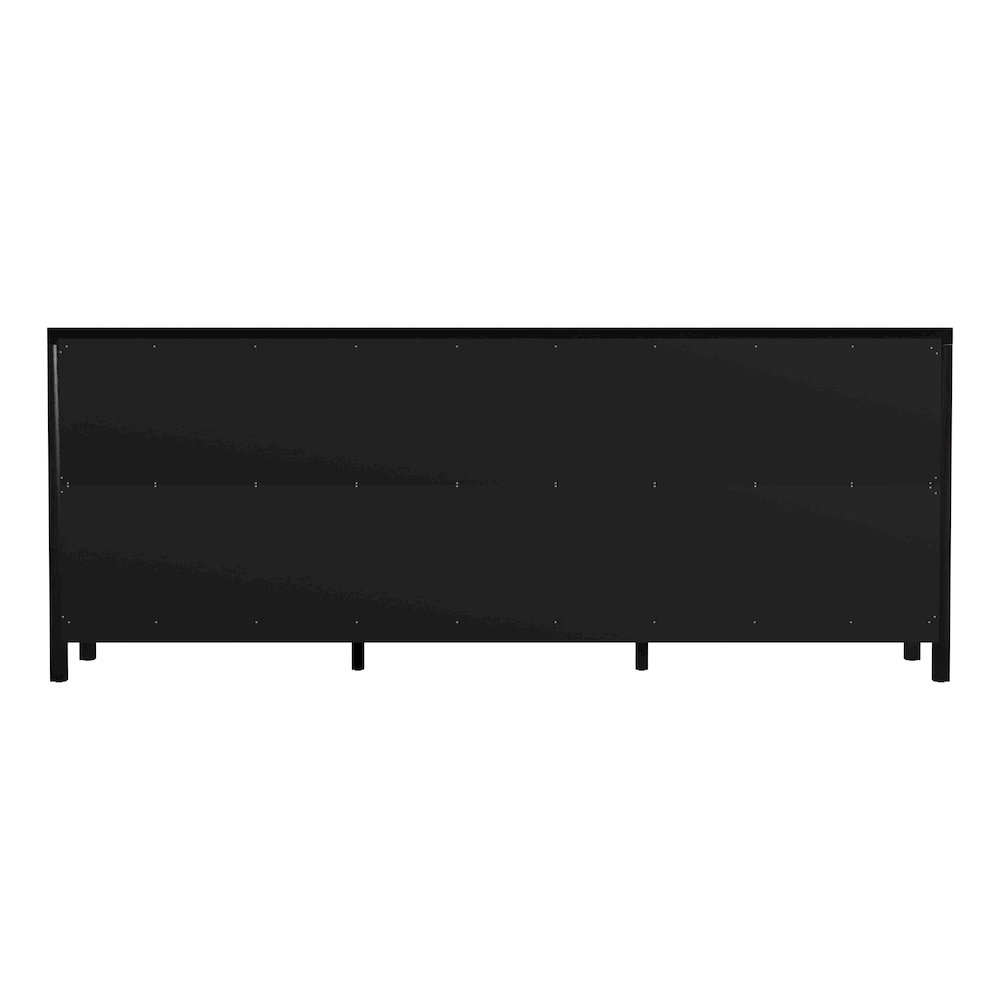 Nora 84 in. W Rectangular Wood 9 Drawer Dresser, Coffee. Picture 6