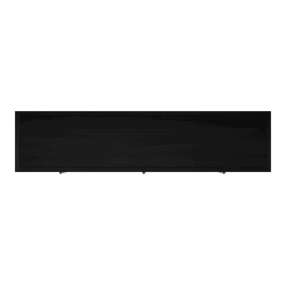 Nora 84 in. W Rectangular Wood 9 Drawer Dresser, Coffee. Picture 7