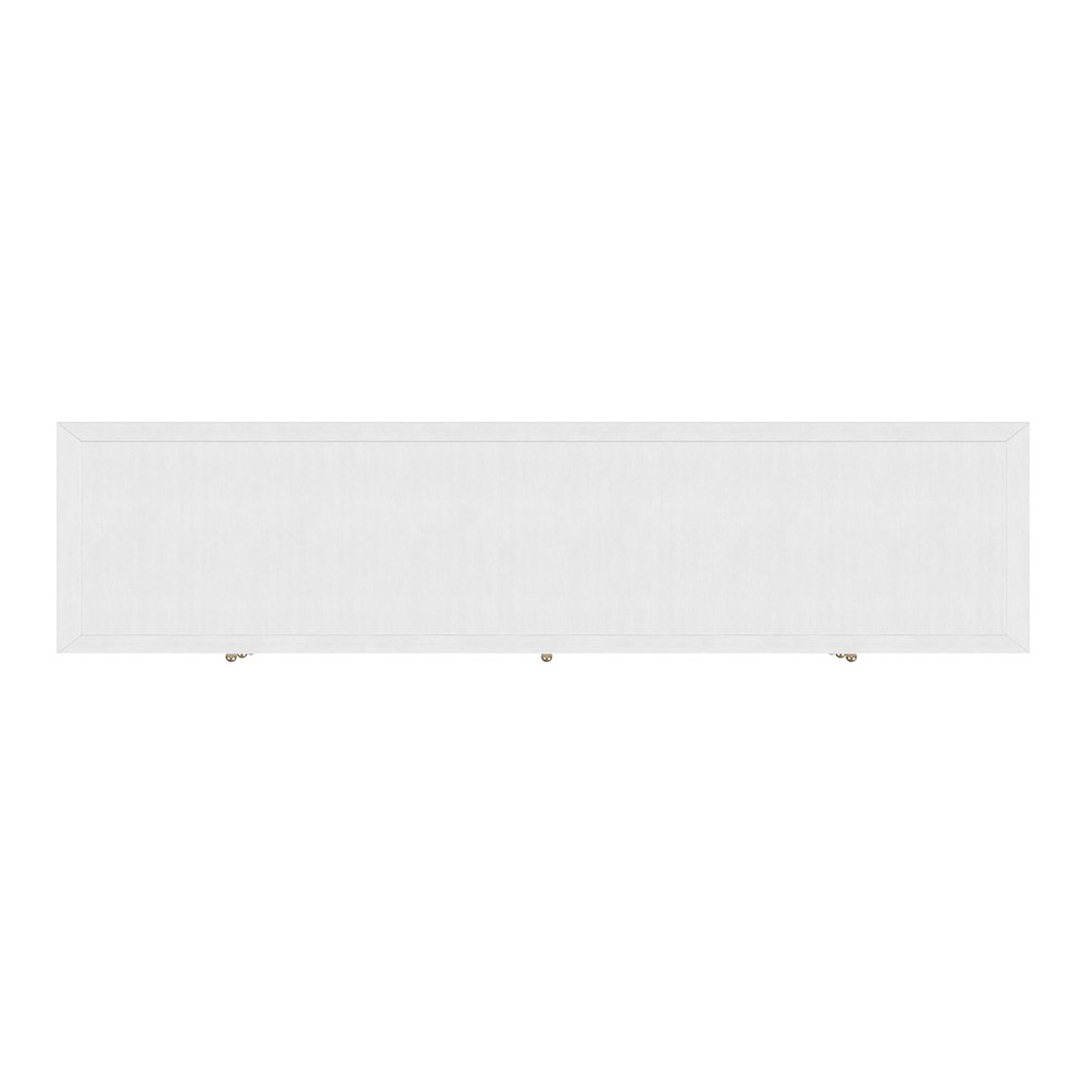 Nora 84 in. W Rectangular Wood 9 Drawer Dresser, White. Picture 7