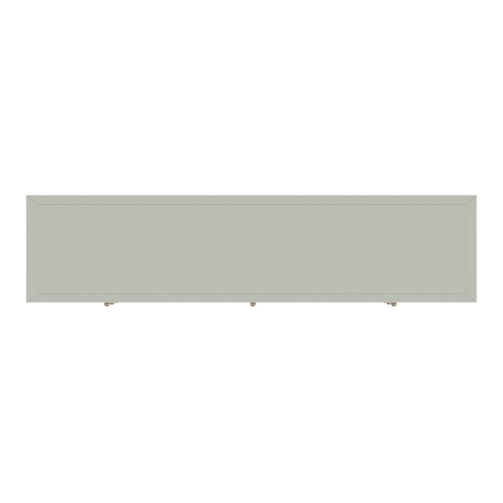 Nora 84 in. W Rectangular Wood 9 Drawer Dresser, Sage Green. Picture 7