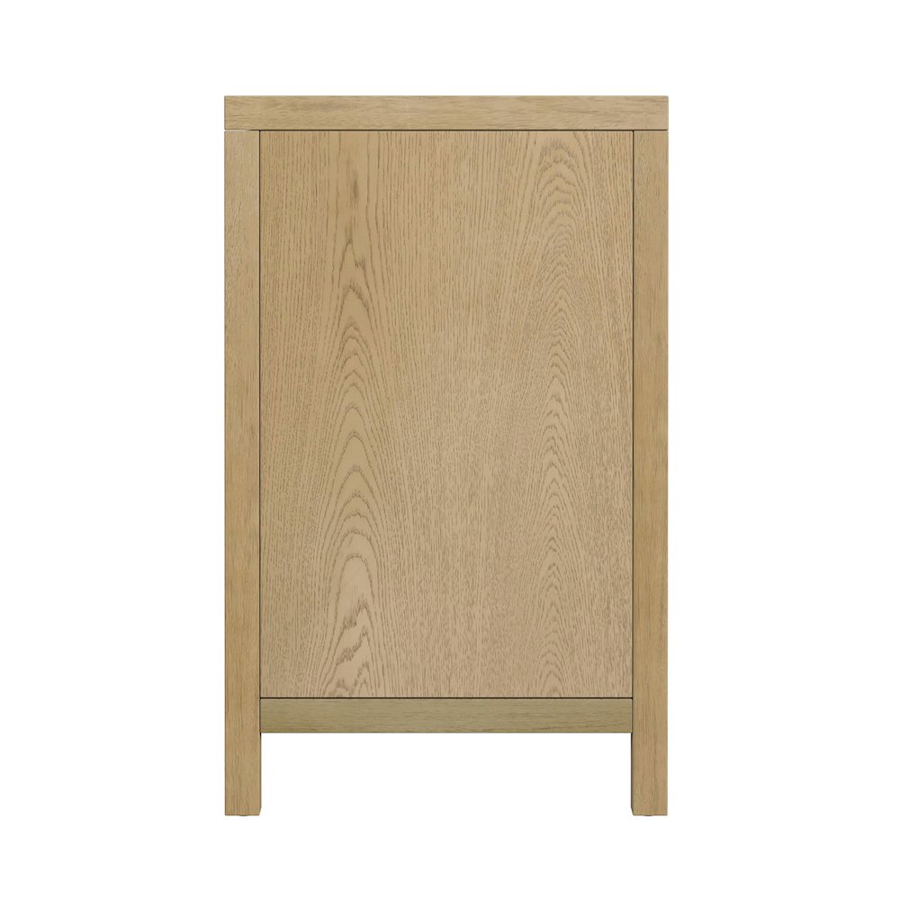 Nora 84 in. W Rectangular Wood 9 Drawer Dresser, Light Brown. Picture 5