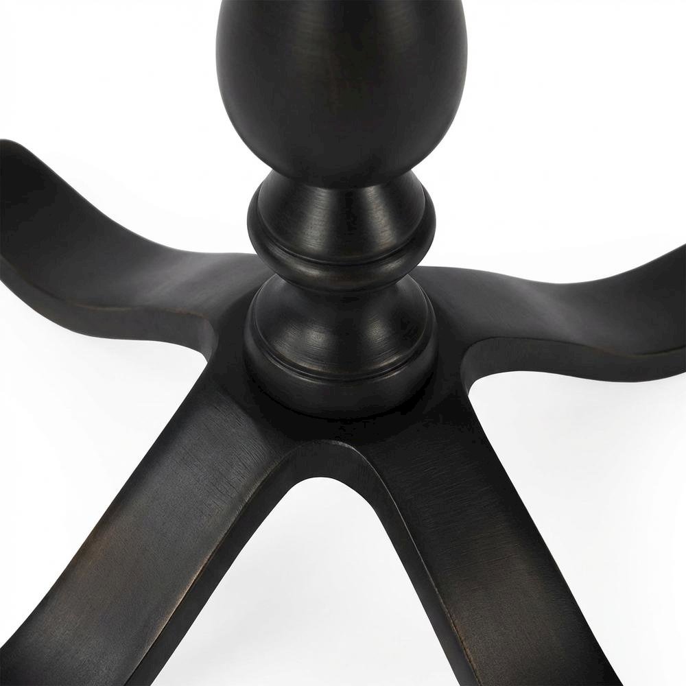 Twisted Rope Round Side Table, Transitional Accent End Table for Living Room. Picture 7