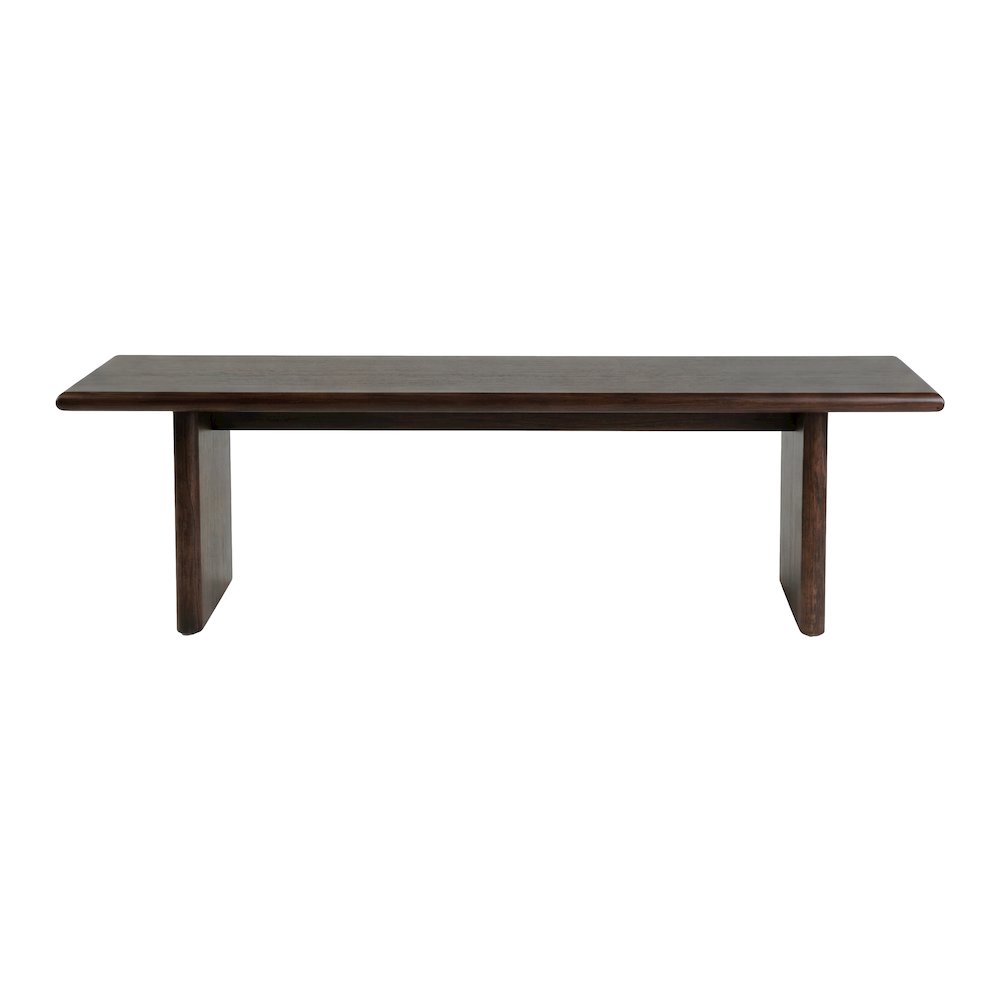 Halmstad 64 in. W Wood Dining Bench, Brown. Picture 4