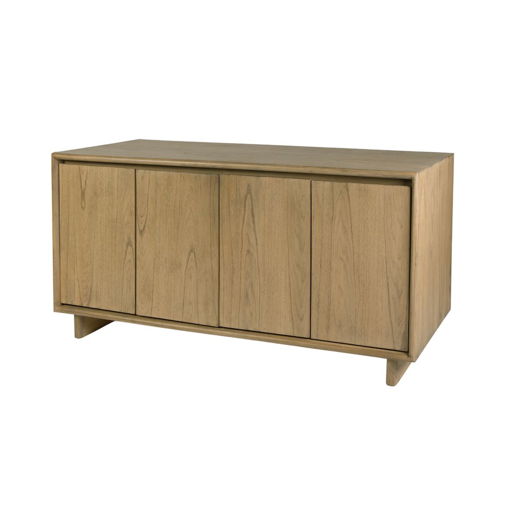 Halmstad 63 in. W Wood Sideboard with Interior Storage, Light Brown. Picture 1