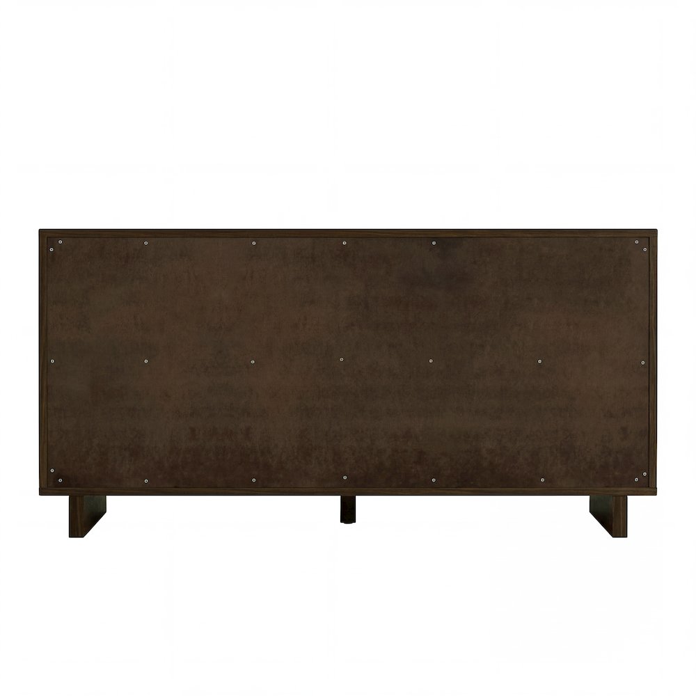 Halmstad 63 in. W Wood Sideboard with Interior Storage, Brown. Picture 7