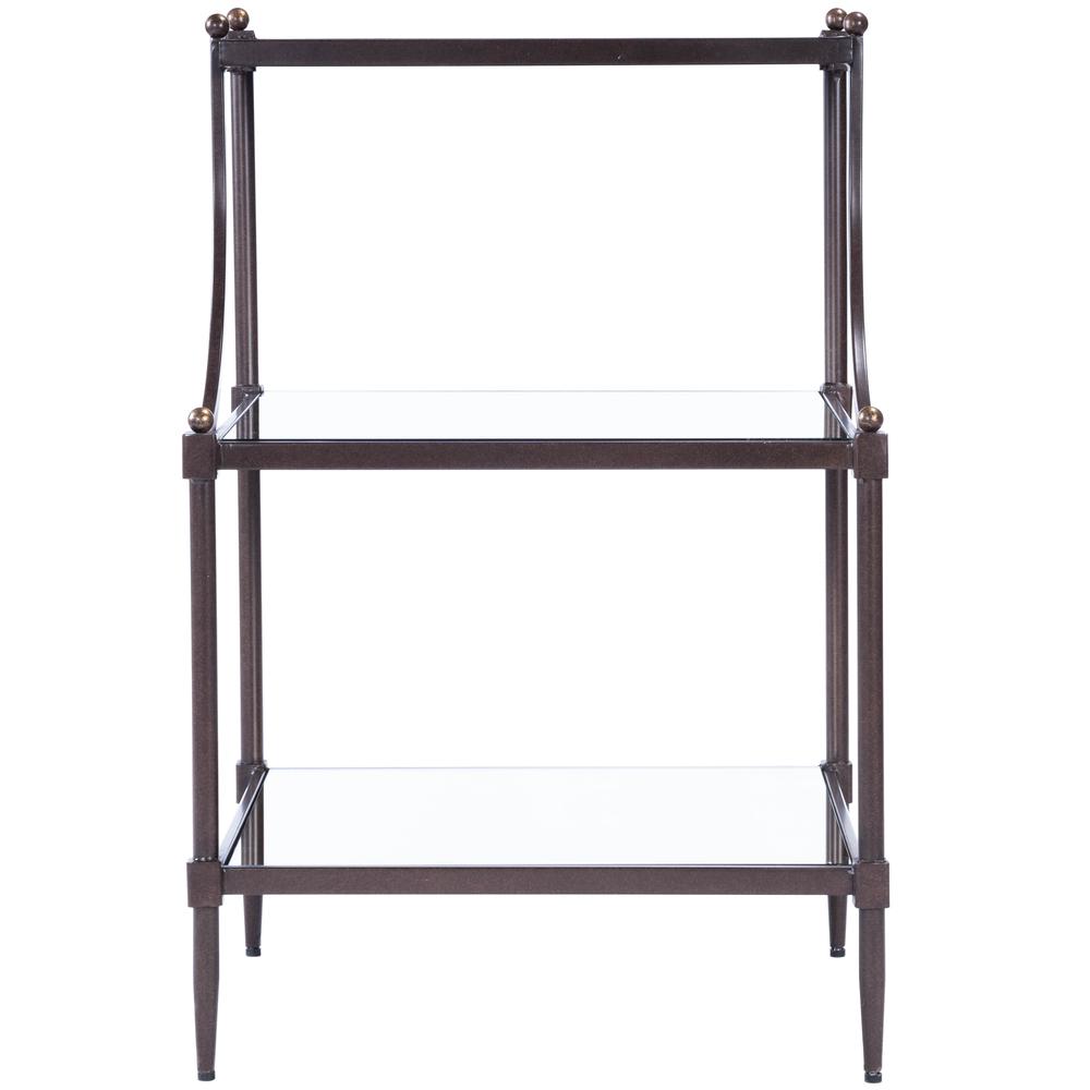Peninsula Mirrored & Side Table, Bronze. Picture 2