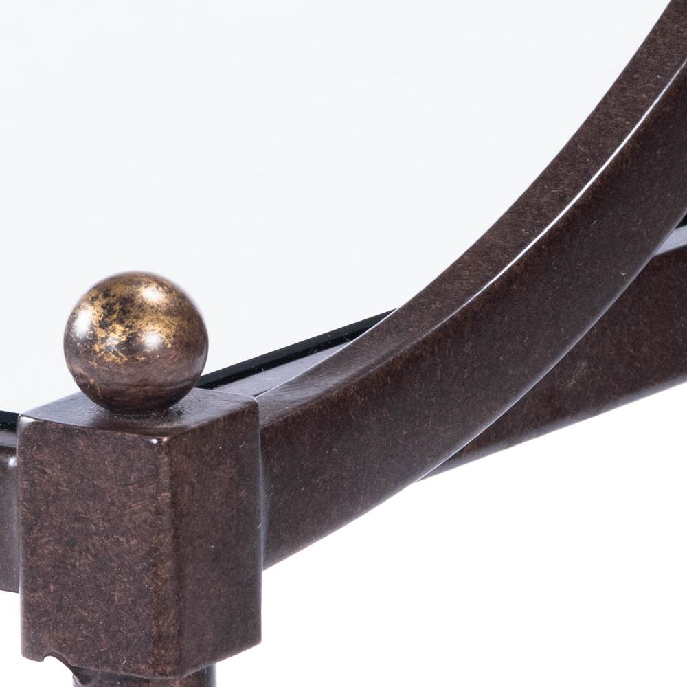 Peninsula Mirrored & Side Table, Bronze. Picture 8