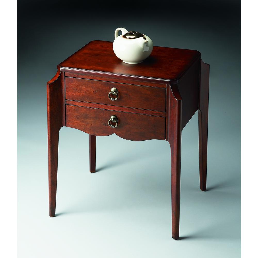Wilshire End Table, Dark Brown. Picture 2
