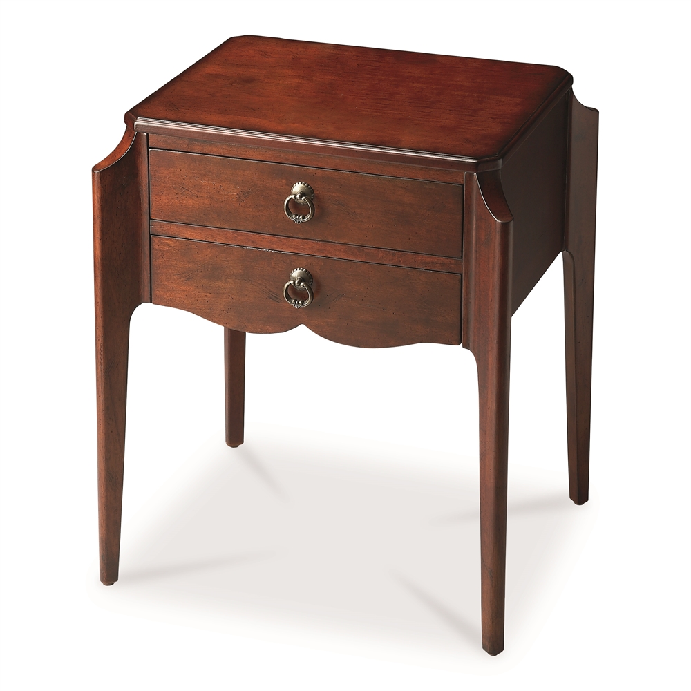 Wilshire Plantation Cherry Accent Table, Plantation Cherry. Picture 2