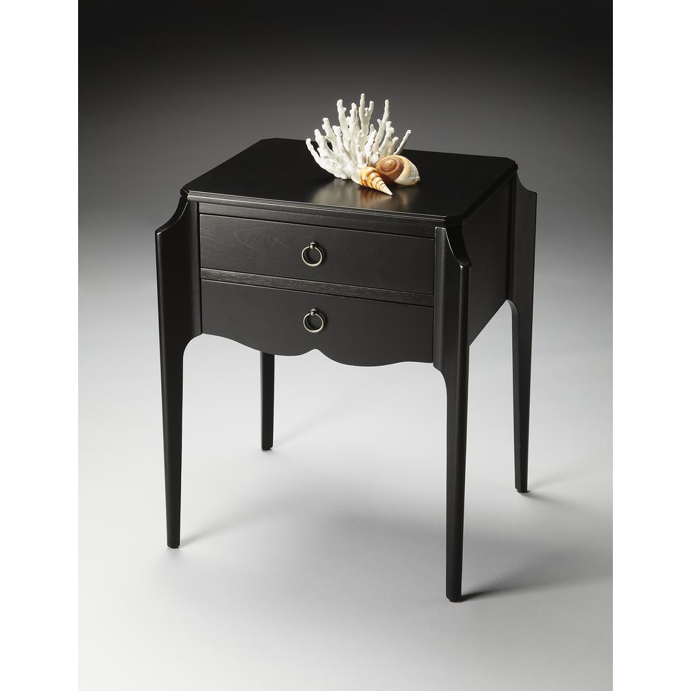 Wilshire End Table, Black. Picture 2