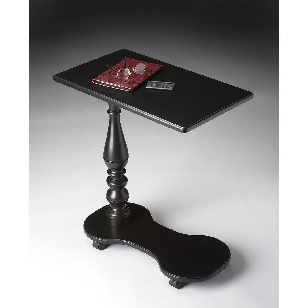 Mabry Mobile Tray Table, Black. Picture 2