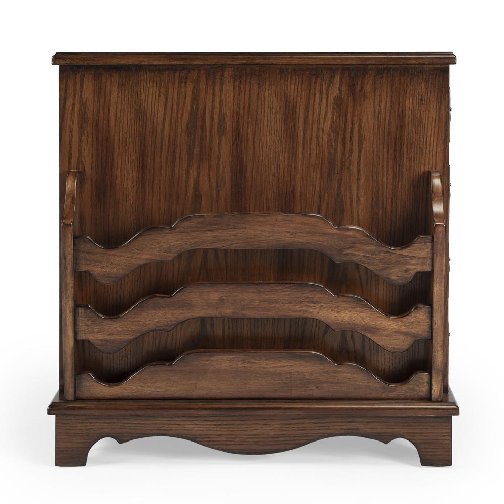 Gregory Side Table, Medium Brown. Picture 7