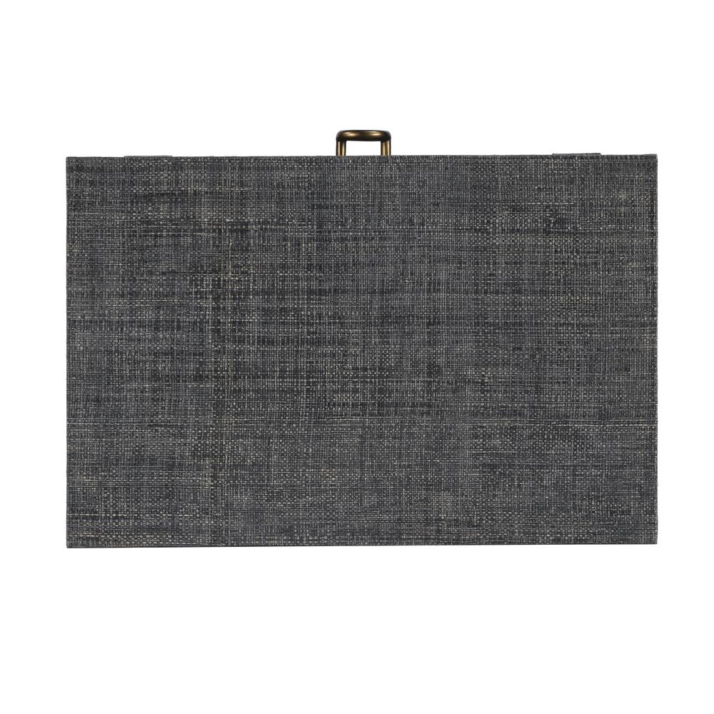 Chatham Raffia Nightstand, Charcoal. Picture 7