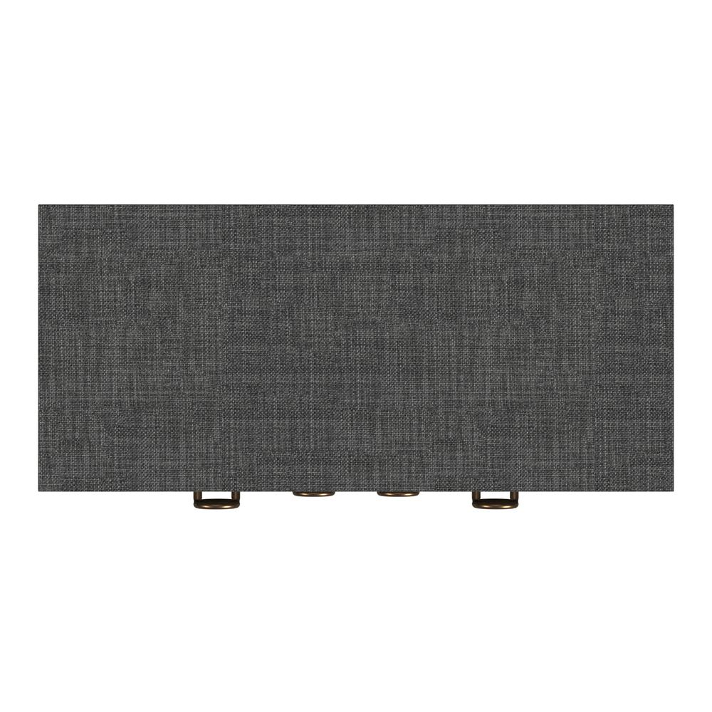 Chatham 2-Drawer Raffia Cabinet, Charcoal. Picture 5