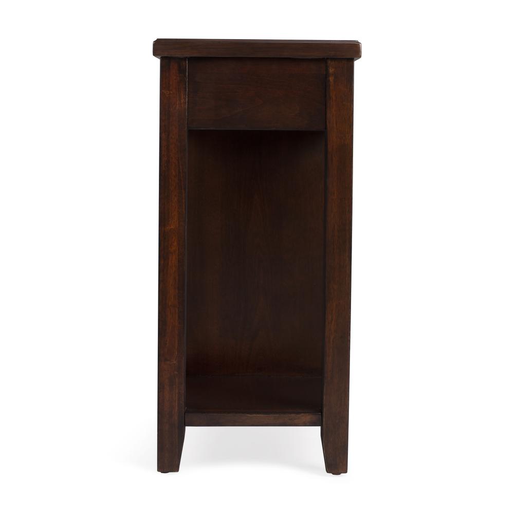 Kelton 4 Drawer Side Table, Dark Brown. Picture 2