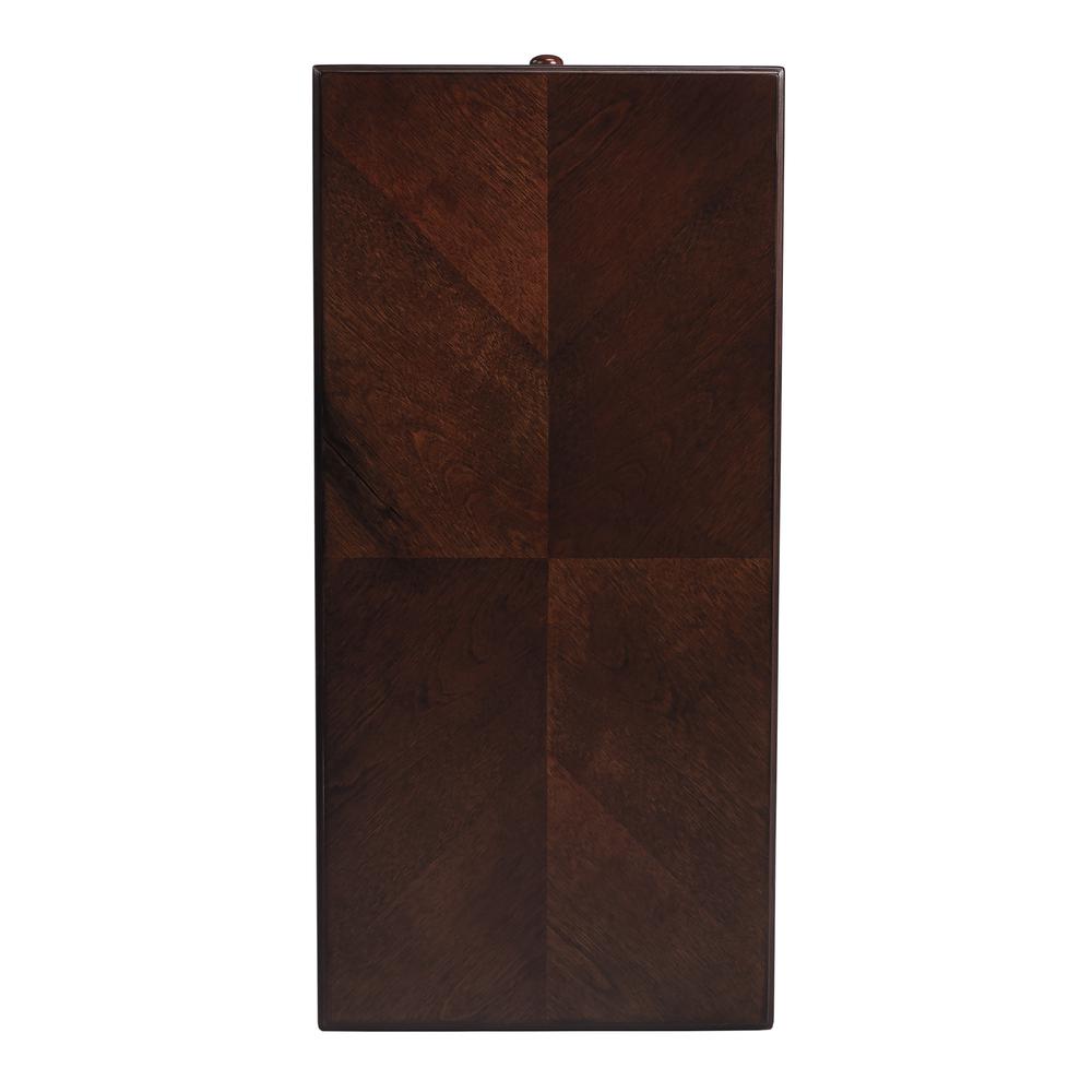 Kelton 4 Drawer Side Table, Dark Brown. Picture 3