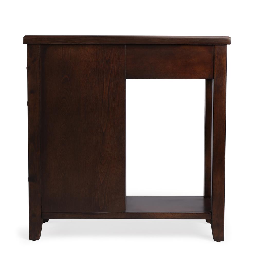 Kelton 4 Drawer Side Table, Dark Brown. Picture 4