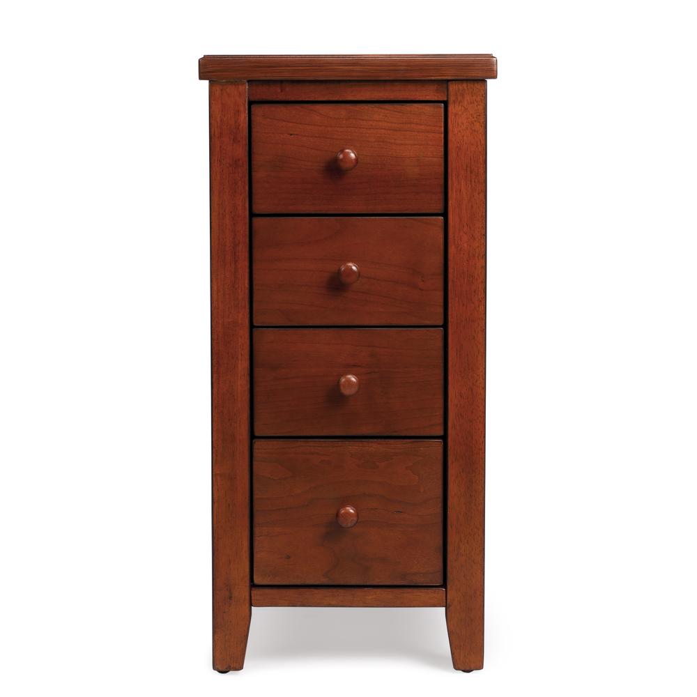 Kelton 4 Drawer Side Table, Medium Brown. Picture 7