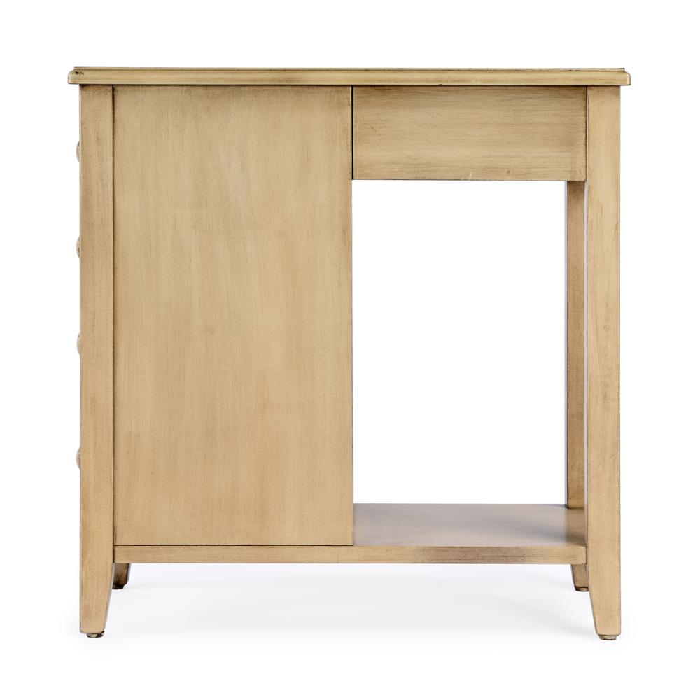 Kelton 4 Drawer Side Table, Beige. Picture 5