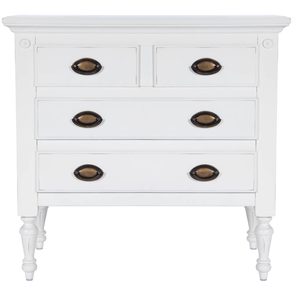 Easterbrook 4 Drawer Chest, White. Picture 2