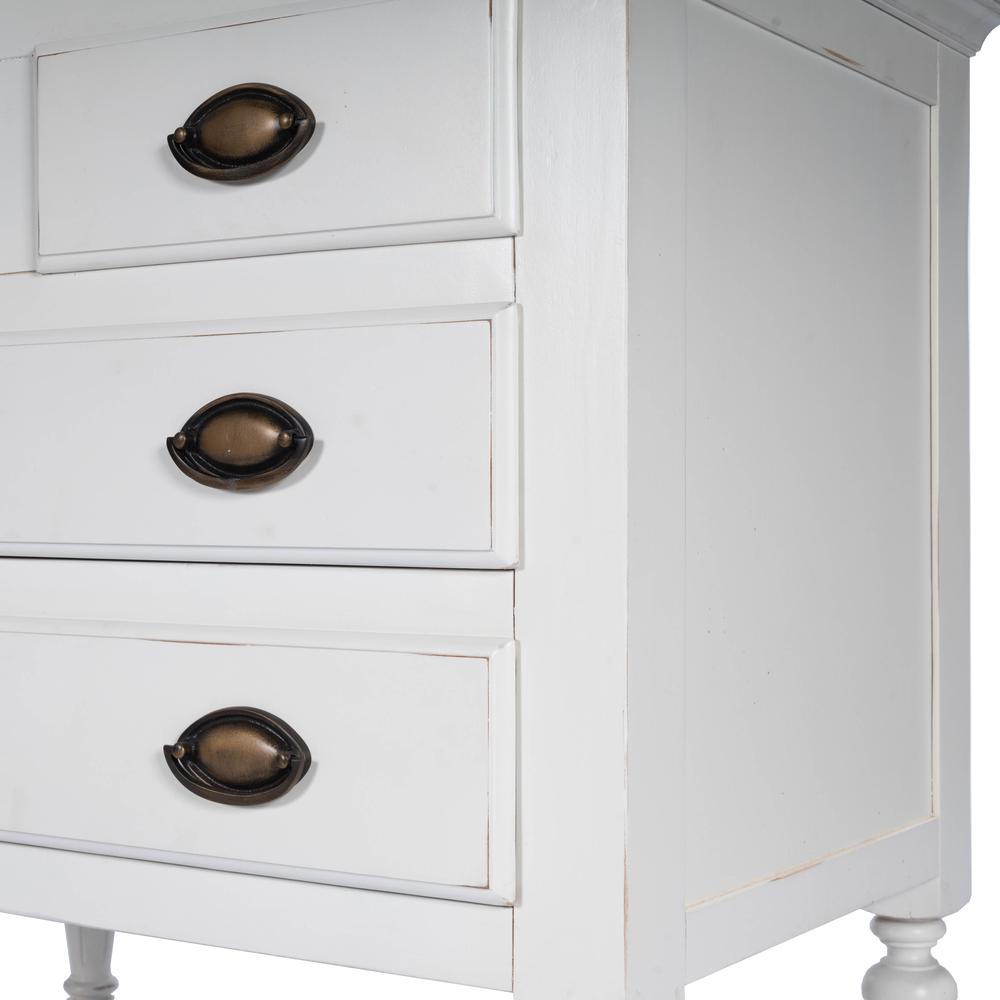 Easterbrook 4 Drawer Chest, White. Picture 8