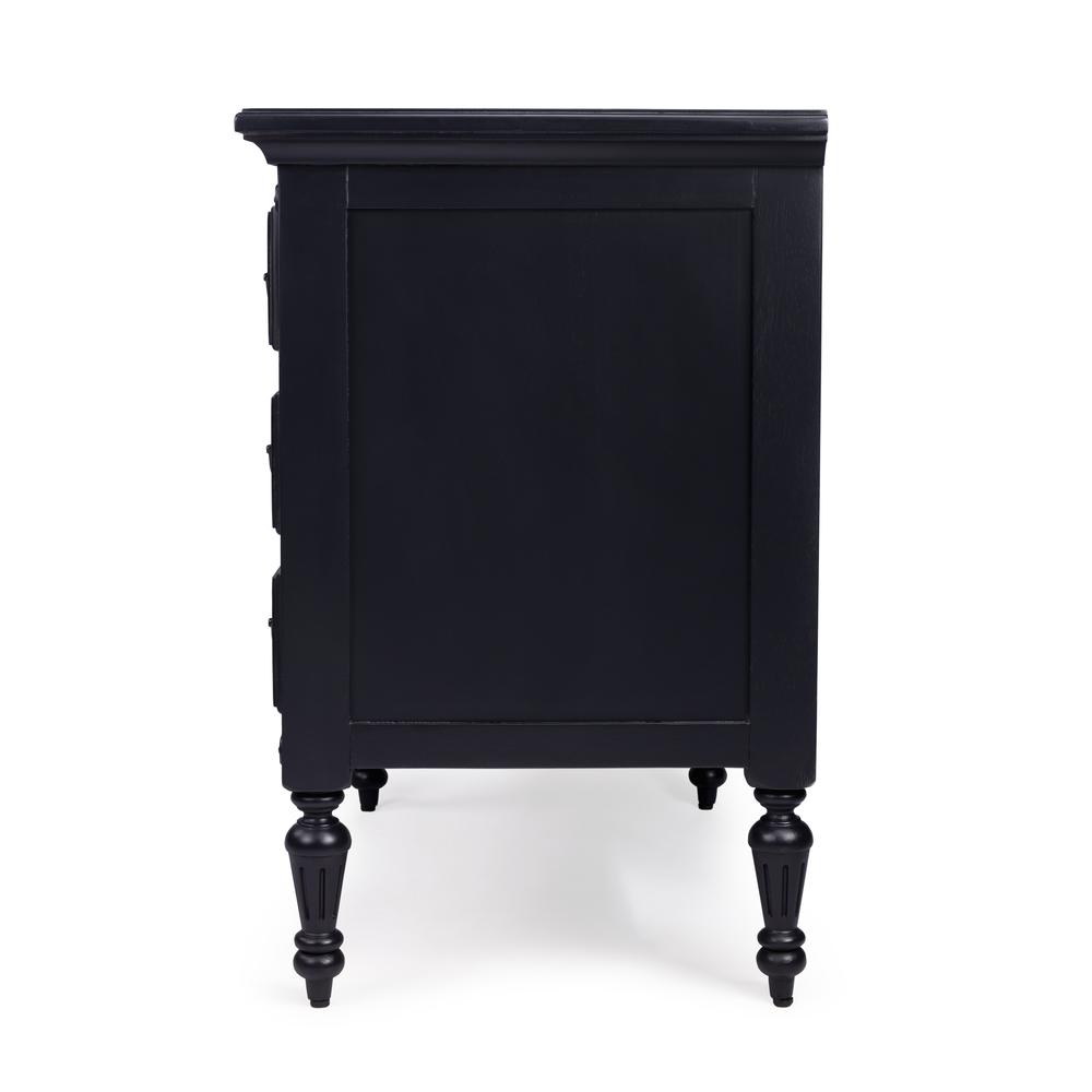 Easterbrook 4 Drawer Chest, Black. Picture 4