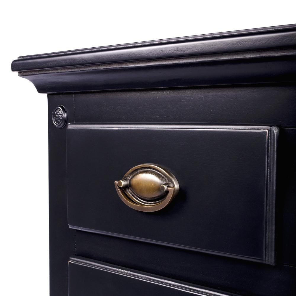 Easterbrook 4 Drawer Chest, Black. Picture 7