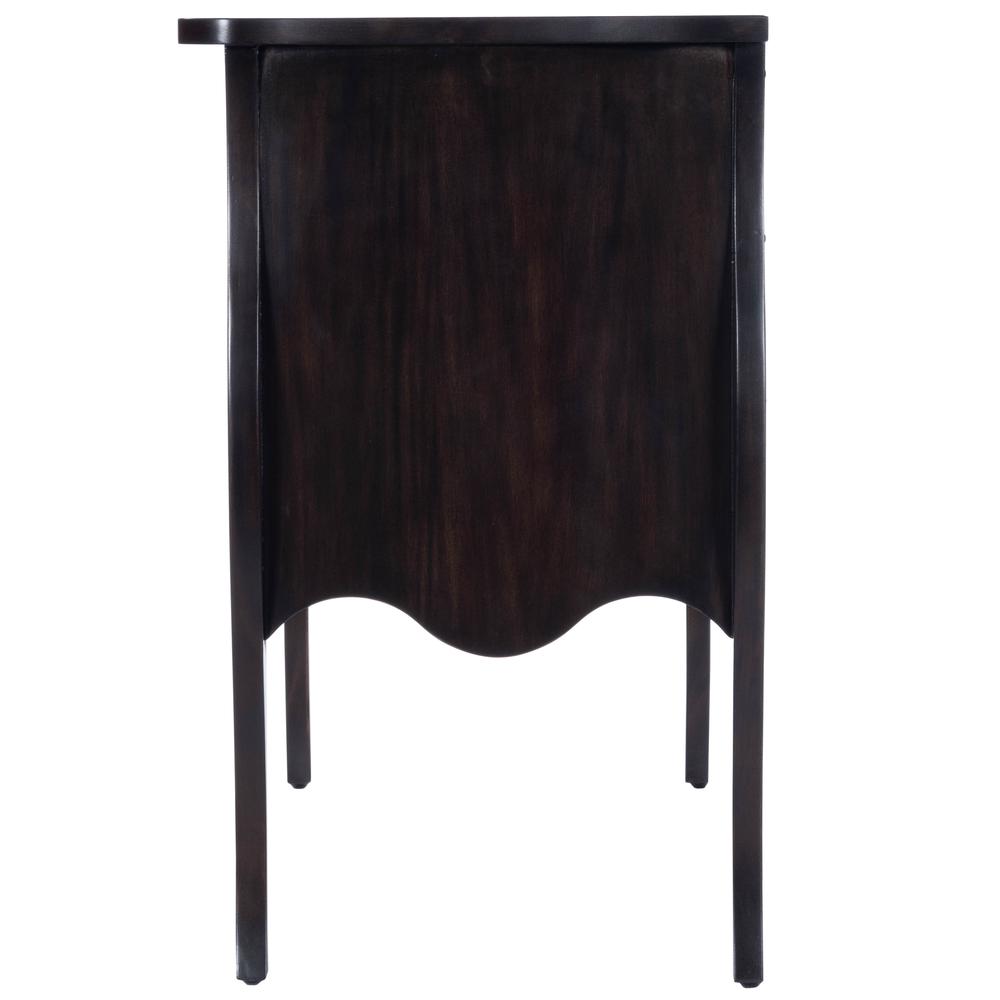 Rochelle 2 Drawer Chest, Dark Brown. Picture 3