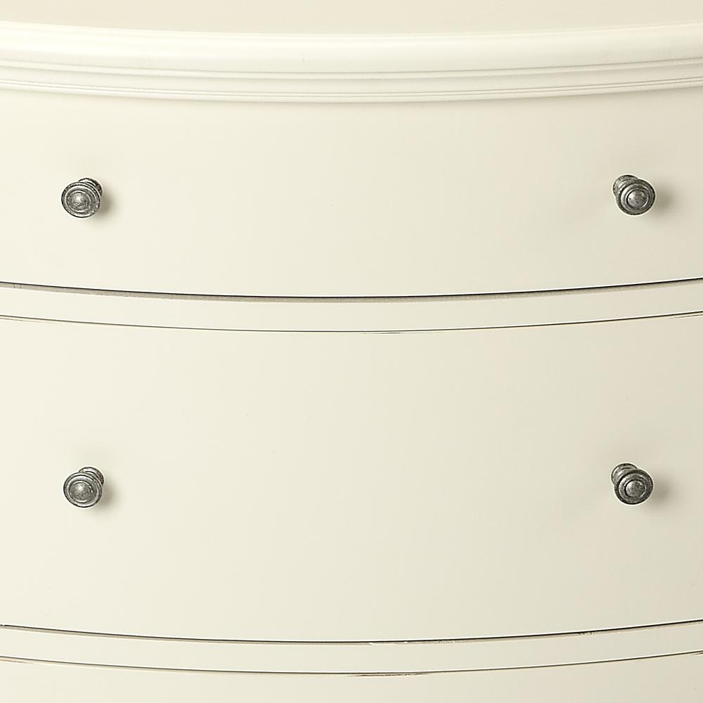 Bedford Demilune Console Table, White. Picture 3