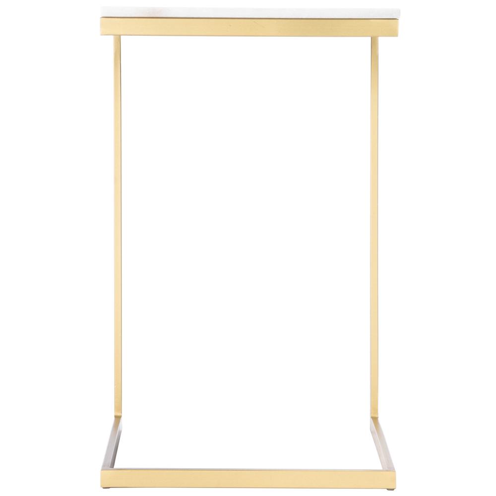 Lawler Marble C- Side Table, Gold. Picture 5