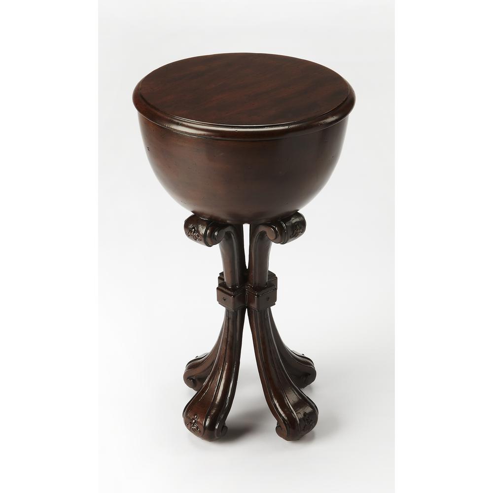 Castle Heirloom Jewelry Case, Dark Brown. Picture 1