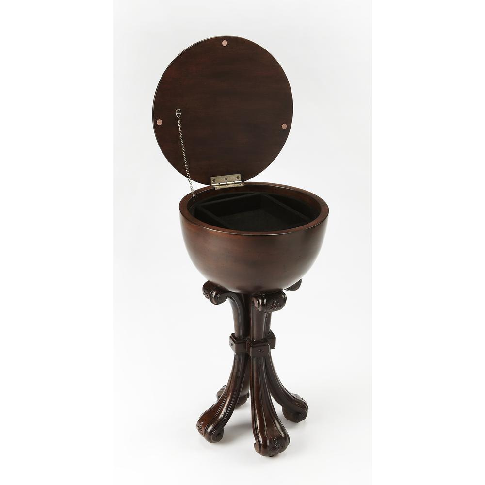 Castle Heirloom Jewelry Case, Dark Brown. Picture 2