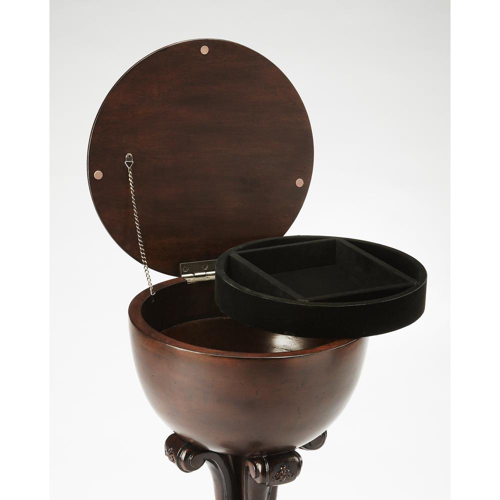 Castle Heirloom Jewelry Case, Dark Brown. Picture 3