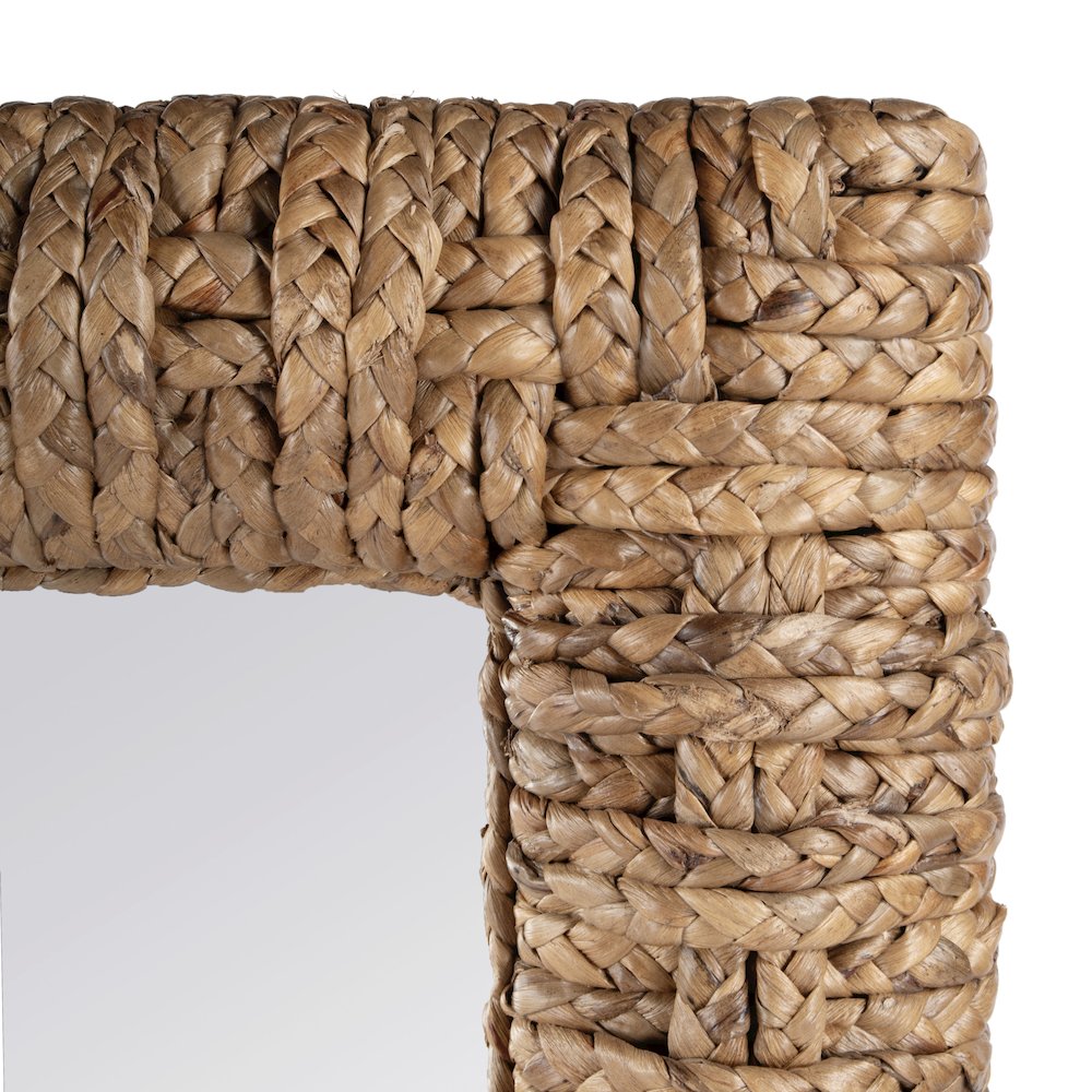 Gloucester Woven Wall Mirror, Dark Brown. Picture 2