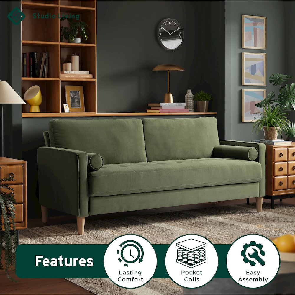 Langford Sofa Olive. Picture 12