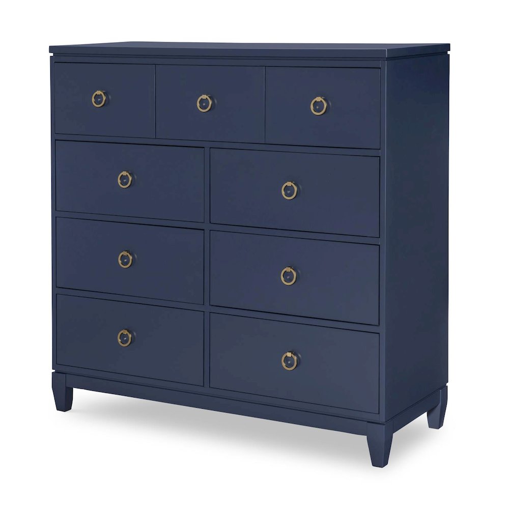 Summerland Bureau - 7 Drawer Jewelry Storage Chest with Felt Lined Top Drawer. Picture 1