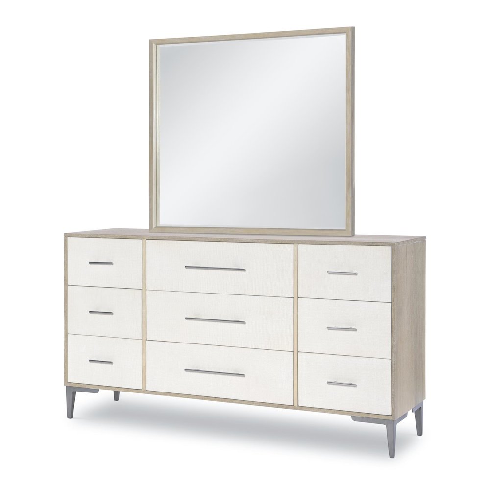 Biscayne Mirror Beveled, Malabar with Alabaster Fronts. Picture 2