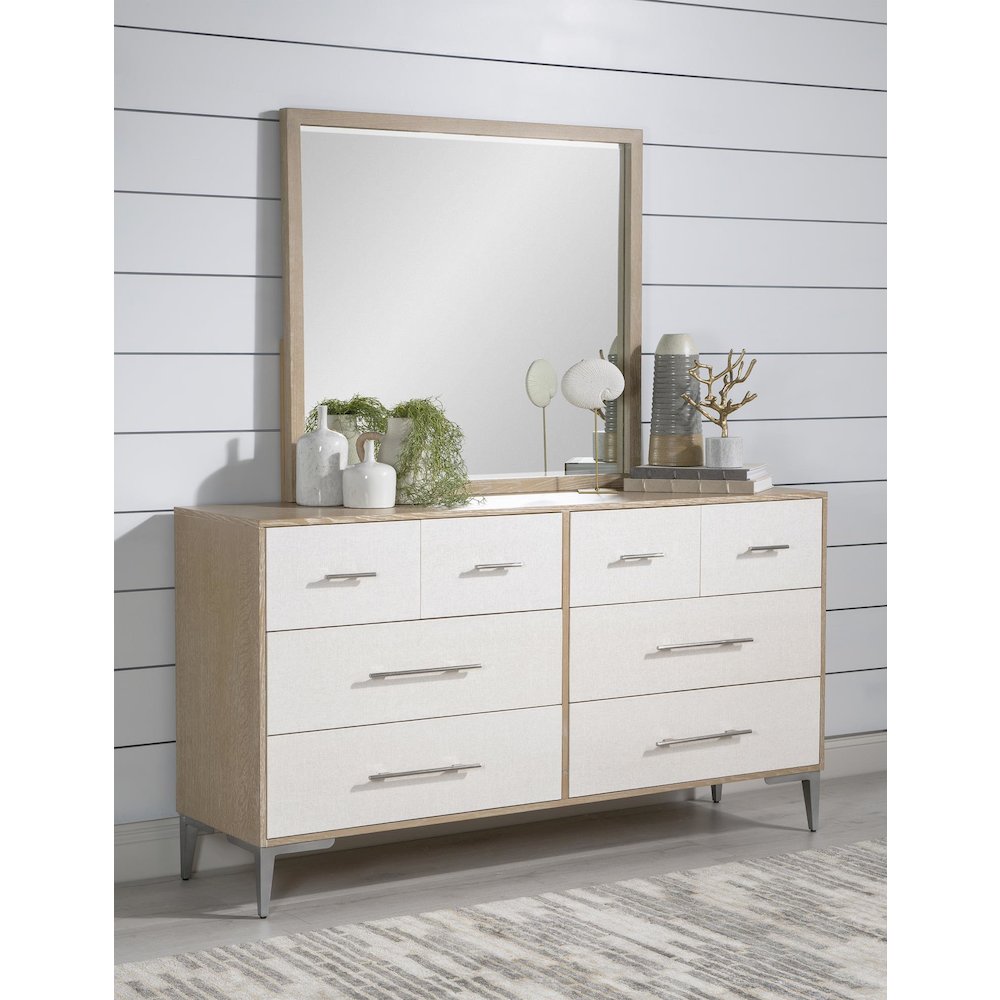 8-Drawer Dresser with Felt-Lined Top Drawers and Cedar-Lined Bottom Drawers