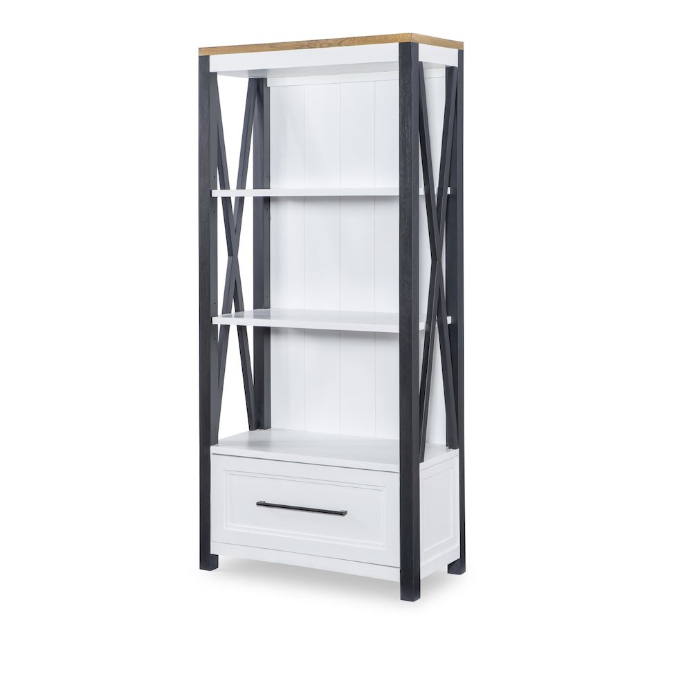 Franklin Etagere (3 Open Shelves, 1 Drawer). Picture 1