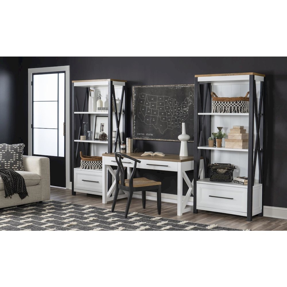 Franklin Etagere (3 Open Shelves, 1 Drawer). Picture 3