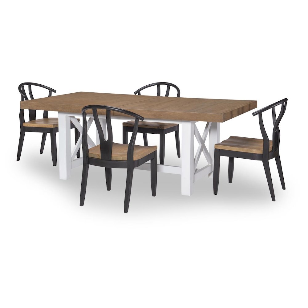 Franklin Wishbone Back Side Chair (Black) (Kd, Wood Seat, Seat Height: 18"). Picture 7