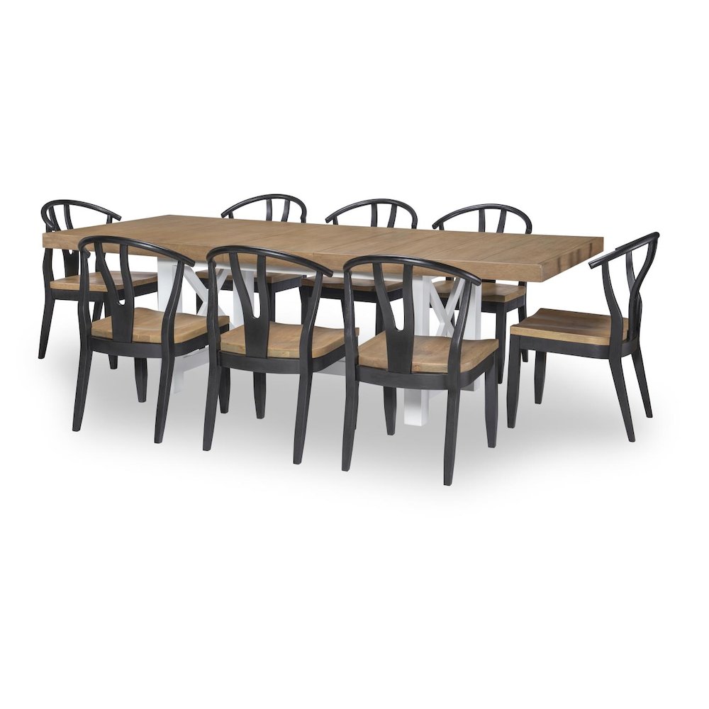 Franklin Wishbone Back Side Chair (Black) (Kd, Wood Seat, Seat Height: 18"). Picture 8