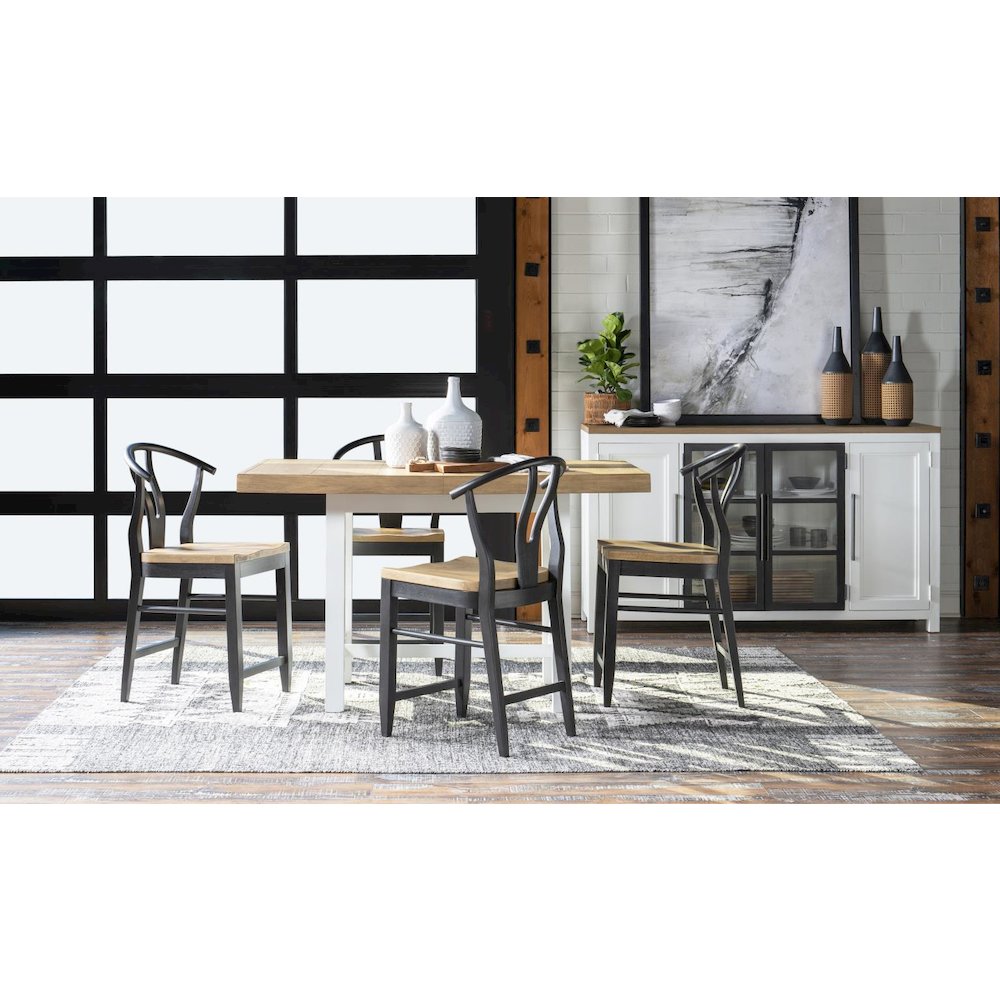 Franklin Credenza (4 Doors, 4 Adj/Rev/Rem Wine Bottle Shelves, 2 Adj Shelves). Picture 5