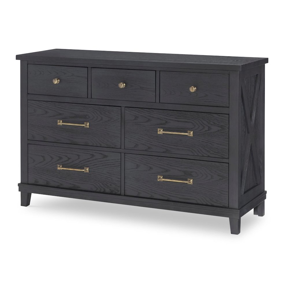 Flatiron Dresser (7 Drawers), Midnight. Picture 1