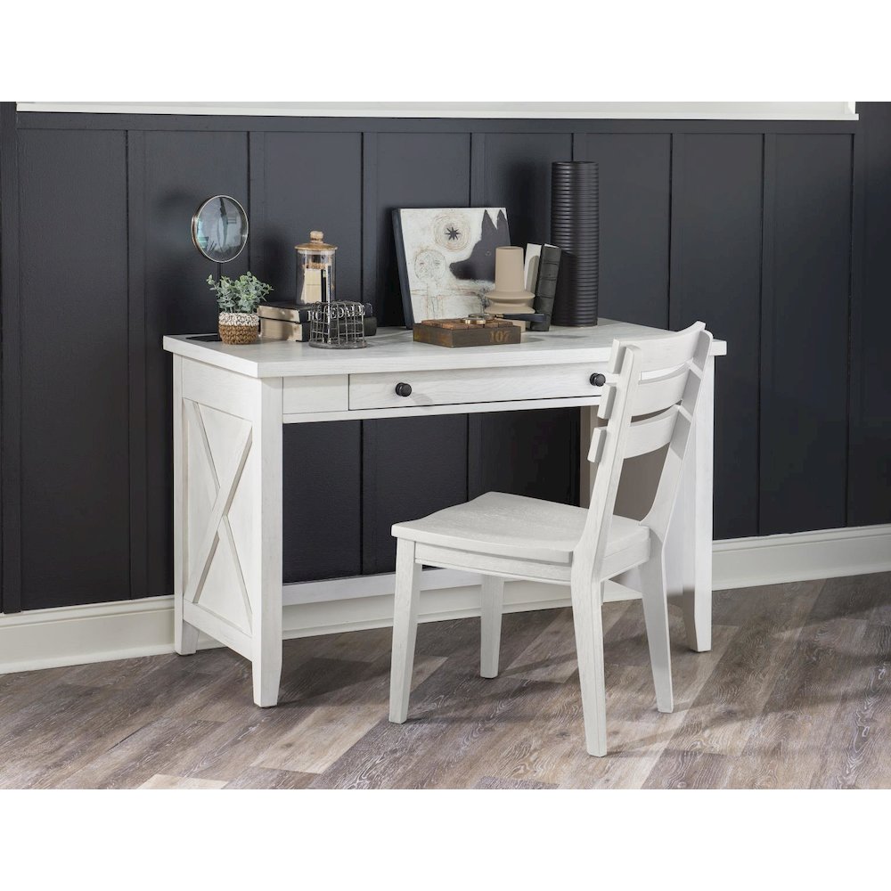 Flatiron Desk/Vanity (1 Drawer, 2 Outlets & 2 USB Ports). Picture 3