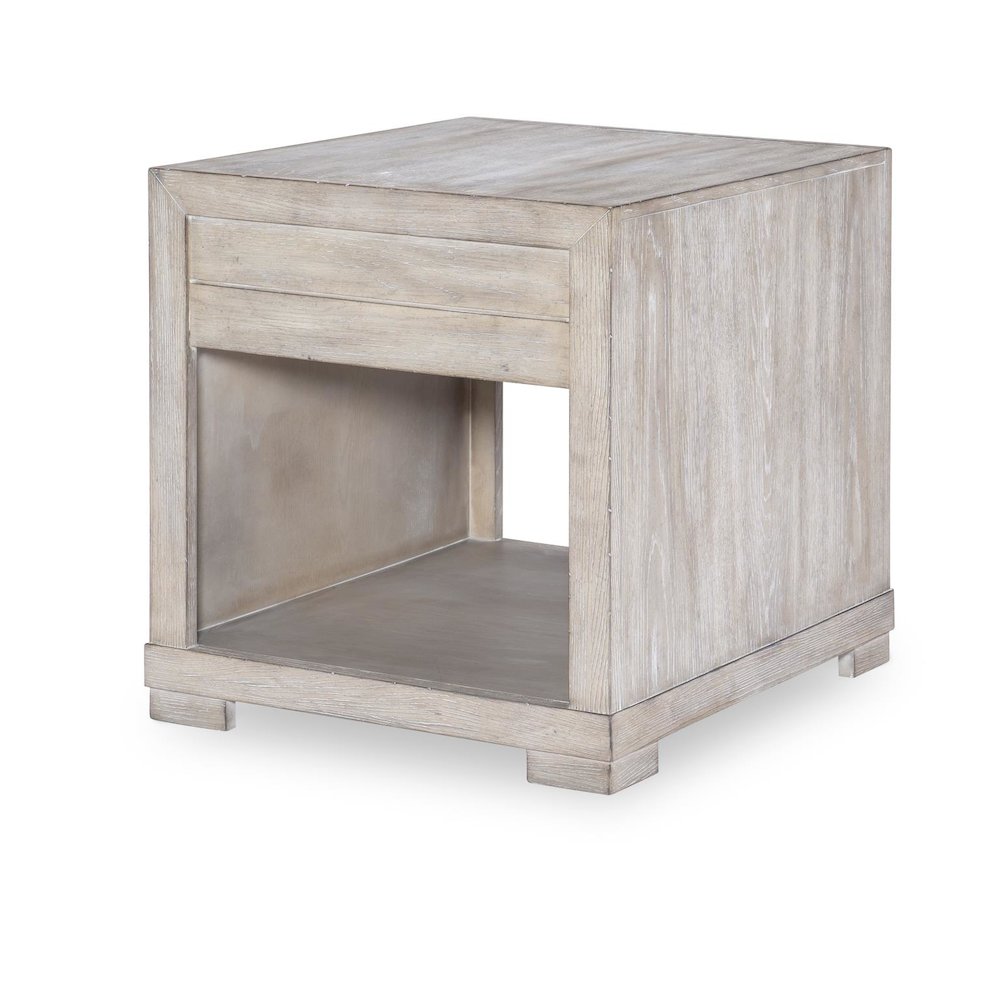 Westwood Square End Table (1 Drawer, 1 Open Shelf). Picture 5