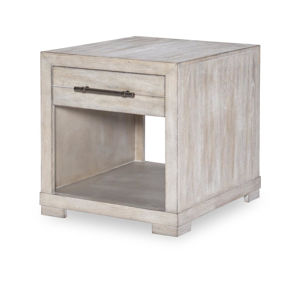 Westwood Square End Table (1 Drawer, 1 Open Shelf). Picture 6
