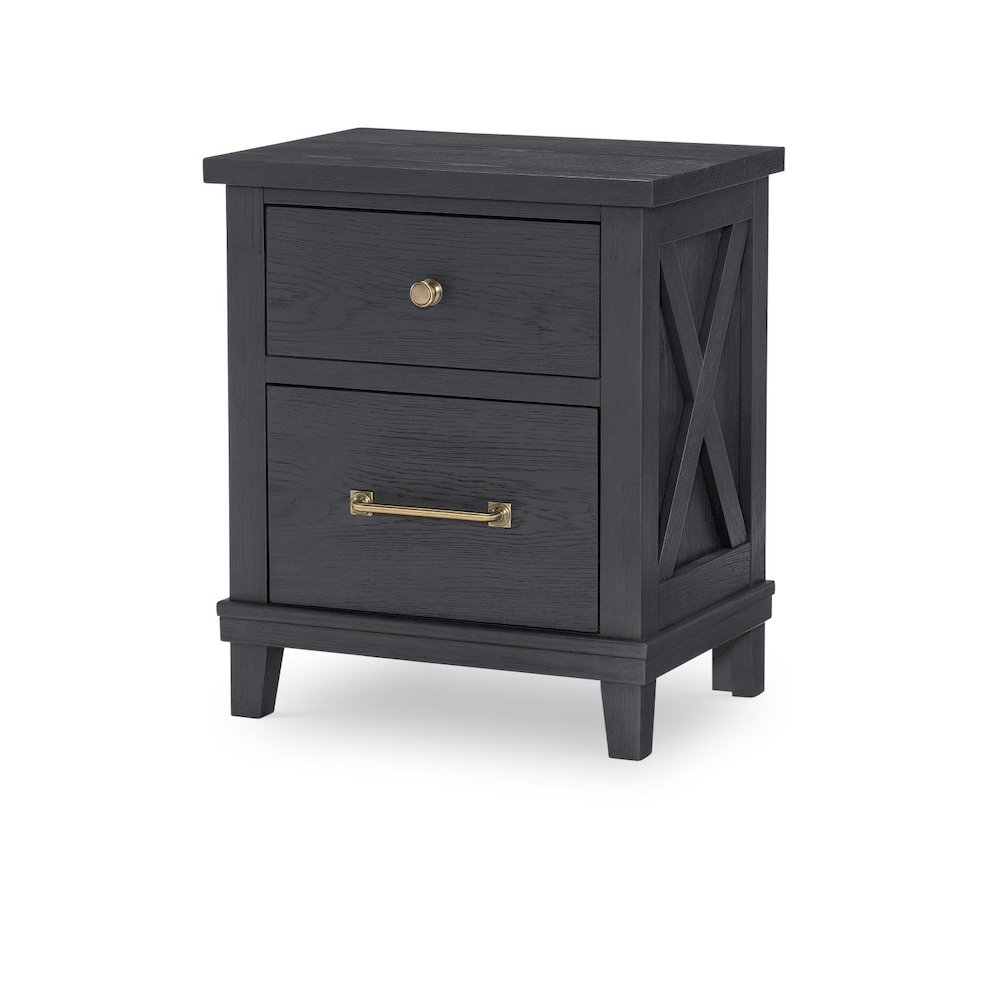 Flatiron Night Stand (2 Drawers, USB Kit). Picture 2