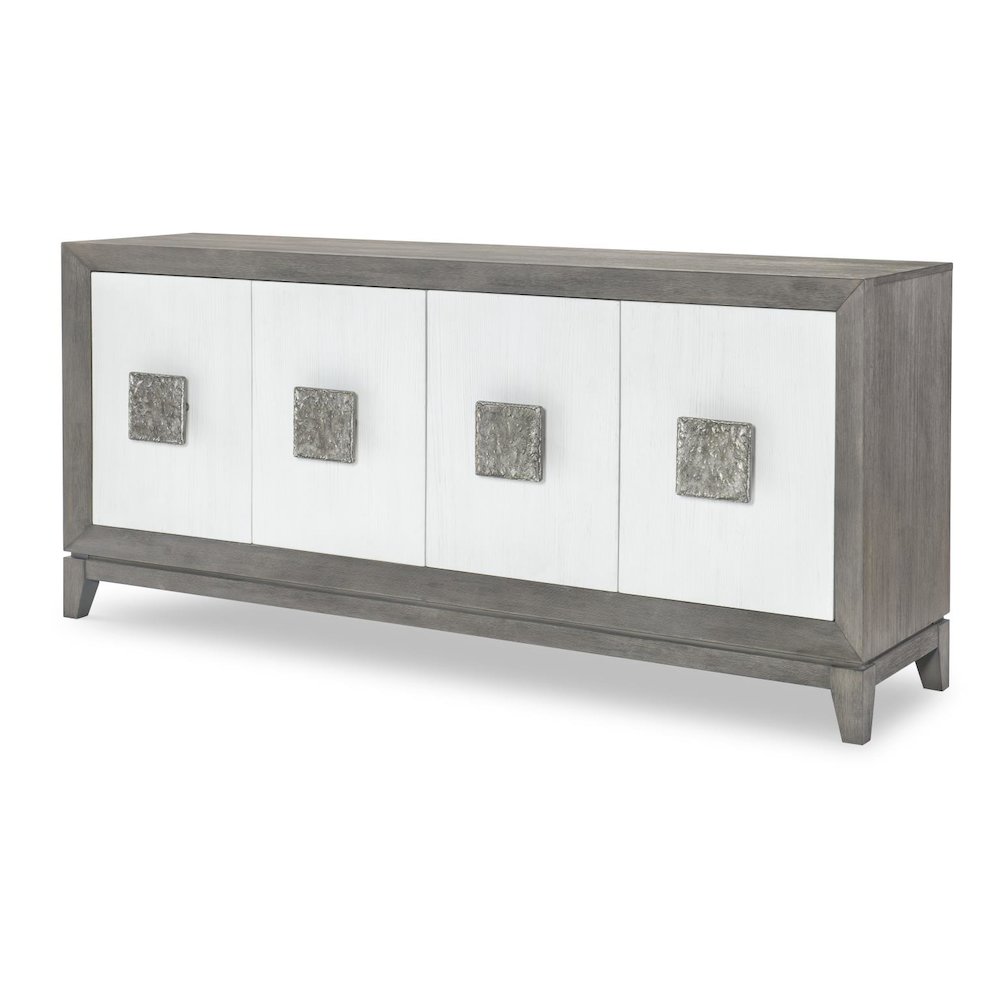 Credenza, 4 Doors, 1 Drawer, Silver Tray, 4 Adj/Rem Shelves, Wire Management. Picture 2